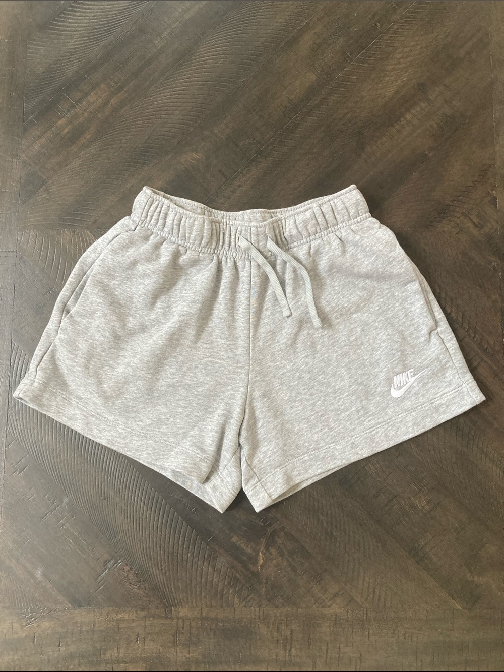 Nike Women's Light Gray Athletic Shorts